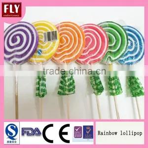 80g Twisted Round Flat Lollipop Candy thumbnail-1