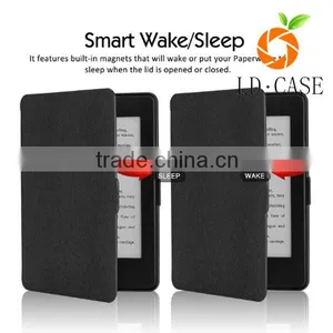 New Dormancy Smart Holster Cover Leather Case For Amazon Kindle Paperwhite thumbnail-2