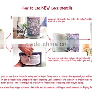 New Cake Lace Mesh Stencils thumbnail-2