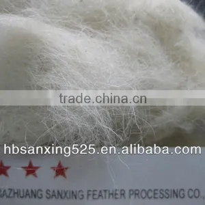 100% Sheep Wool Waste 34-35mic, 30-50mm, Natural White Color thumbnail-3