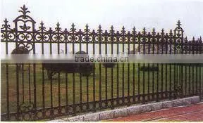 Antique Wrought Iron Bar Fence Design thumbnail-5