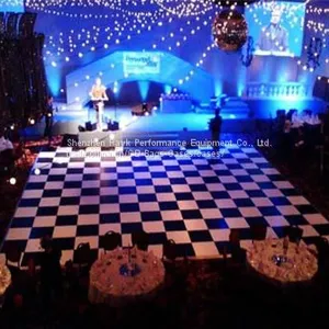 Portable Dance Floor Screw Type Locking Floor Easy Install Dance Floor for Events thumbnail-1