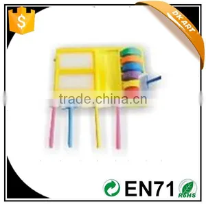 Painting Tray Set, Including 6pcs Sponge Brush, 6pcs Water Color Semicircular Block,1 Plastic Tray, Dia of Water Color Black 5.7 thumbnail-1