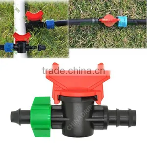 Plastic Irrigation Humidifier Garden Valve Control Switch PE Pipe Connector thumbnail-1