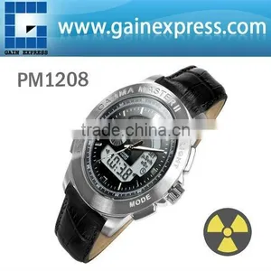 Wrist Nuclear PM1208 (leather Strap) Gamma Master II, Radiation Watch Calibrated by Polimaster Ltd.(Belarus) thumbnail-1