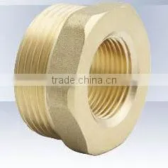 Precise Cnc Machining Hexagon Brass Reducing Bush With High Quality thumbnail-1