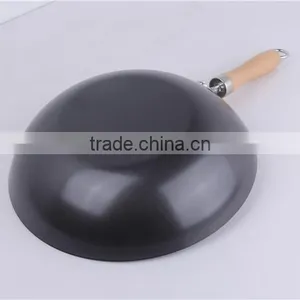 Best Hand Hammered Cantonese Big Industrial Carbon Steel Wok thumbnail-5