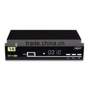 V8 Super DVB-S2 Full HD Set Top Box TV Satellite Receiver With Ethernet Support WEB TV/IPTV/Youtube/Youporn/Redtube thumbnail-3
