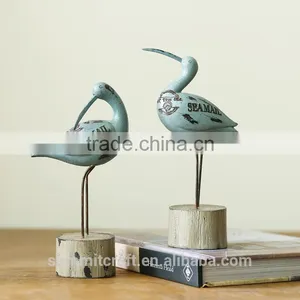 Resin Blue Seagull Figurine Decoration Seagull Craft thumbnail-1