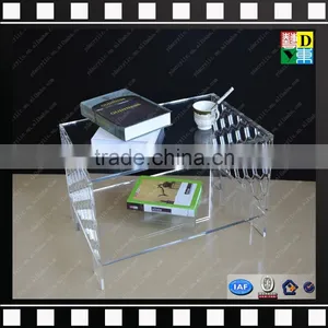 Clear Acrylic Sofa Table PMMA Living Room Table Glass Coffee Table From China Manufacturer thumbnail-3