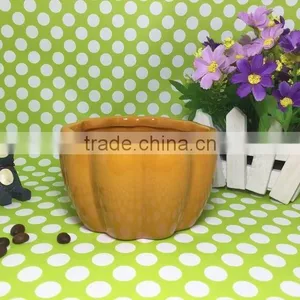 China on Sale Stocked Pumpkin Shape Bowl Ceramic Soup Bowls thumbnail-6