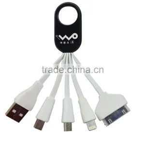4-in-1 Multi USB Adapter Charging Cable Connector for Iphone 6, 6 Plus, 5 / 5s / 5c, Ipad,Smartphones thumbnail-4