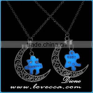 Fancy Glow Necklace Long Chain Alloy Vintage Jewelry Necklace Luminous thumbnail-1