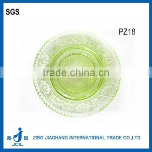 Green Fashionable Honey Glass Plate thumbnail-1
