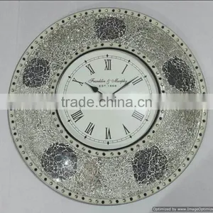 Mosiac Metal Clock thumbnail-1