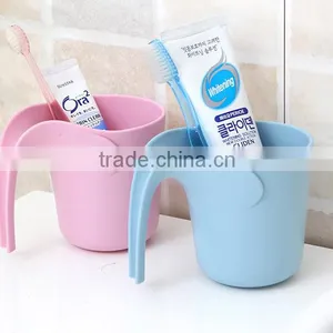 Plastic Cup With Handle for Kitchenroom and Bathroom thumbnail-3