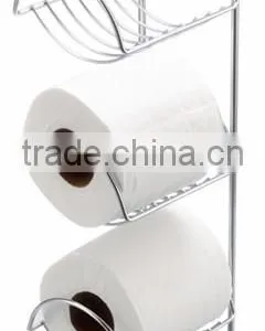 Brand New High Quality Mental Bathroom Toilet Tissue Paper Holder Towel Holder thumbnail-1