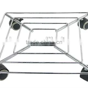 Home Removable Metal Flower Shelf Plant Trolley Wheel Flower Shelf thumbnail-1