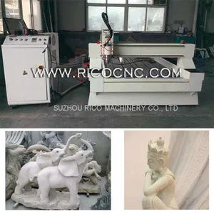 RICOCNC Stone Sculpture Carving Machine Granite Engrave Letters Machine S1224C thumbnail-2