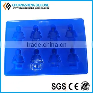 Mini Robot Shape Ice Cream Mold, Ice Cube Tray, Freeze Tooling thumbnail-5