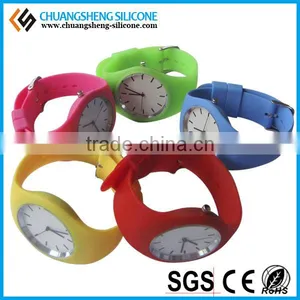 Kids Favourite the Most Fashion Candy Color Silicone Wrist Watch Digital Watch Ajustable Eco-friendly FDA Silicone Child's Watch thumbnail-6