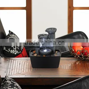 Four Tier Tabletop Fountain With LED Light thumbnail-4