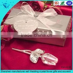 Shenzhen Manufacturer Sell Wedding Crystal Flower Gifts and Souvenir thumbnail-1