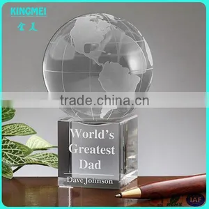 China Fun New Design K9 Crystal Cup Acrylic Souvenir With Earth Model thumbnail-1