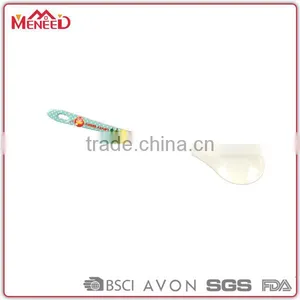 Food Contact Environmental Children Safety Cartoon Printing Long Handle Plastic Soup Spoon for Kids thumbnail-1
