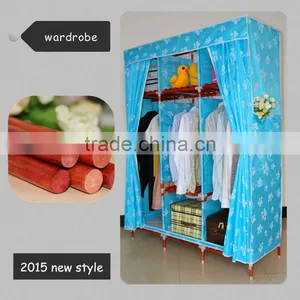 Non Woven Fabric Portable Wardrobe Closet Storage Cabinet Shipping From China thumbnail-4