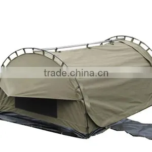 Off Road Equipment Wholesale Camping Single Canvas Swag Tent thumbnail-1