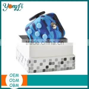 New Product Toy Fidget Cube 6 Sides Anxiety Relief Magical Cube Fidget Cube thumbnail-1