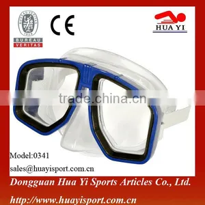Cheap Multi Colors Jumbo Face Scuba View Diving Mask thumbnail-1