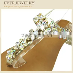 2017 New Arrival Crystal AB Sandal Shoe Ornaments Women thumbnail-1