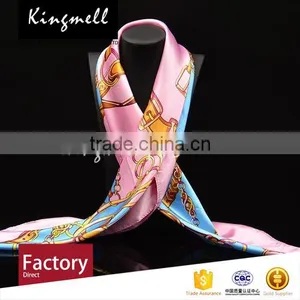 Elegant Digital Printed Silk Scarf for Ladies in Spring and Autumn thumbnail-3