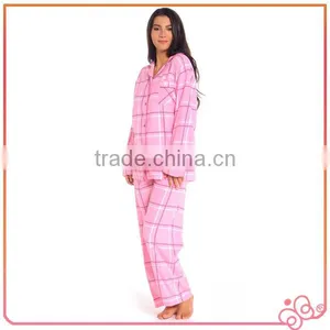 Sexy 100% Fleece Check Ladies Winter Nighty thumbnail-2
