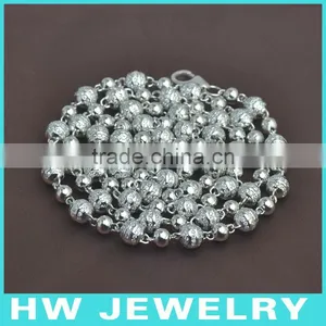 Bling Bling Jewelry Necklace, Hip Hop Men Necklace,J,ball Necklace, Ice Out Jewelry,HWNE90316 thumbnail-1