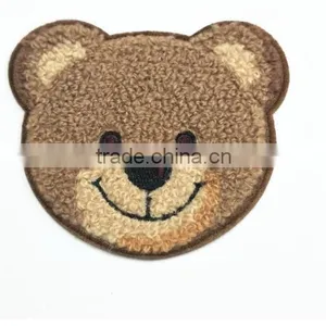 Wholesale High Quality Lovely Design Bear Embroidery Patch for Garment thumbnail-2