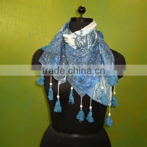 Cotton Printed Scarf thumbnail-1