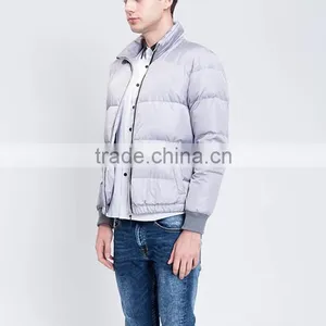 New Fashion Customize Warm Bomber Overcoat Men Slim Fit Down Jacket for Winter thumbnail-3