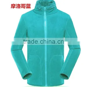 Wholesale Customized Unisex Polar Fleece Jacket Winter Jacket 100% Polyester thumbnail-1