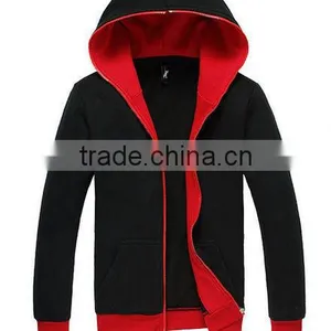 2014 Spring Autumn Korean Style Thin Fleece Jacket Slim Fit Mens Hoodie Sweatshirt thumbnail-1