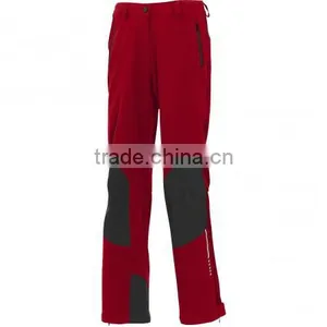 Red Reflective Safety Water Repelent Women's Softshell Pants thumbnail-1