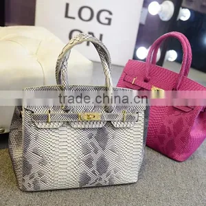 DY0058Z Europea Fashion Snakeskin pu Leather Bag Tote Handbag thumbnail-1