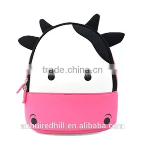 R1912H Children School Bags Waterproof 3D Cow Cartoon Animal Backpack Girls Kids Backpacks Kindergarten School Bag thumbnail-1