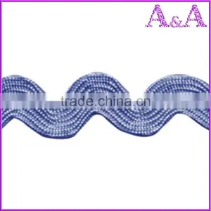 Low Price 100% Polyester Ribbon/Zig Zag Ribbon thumbnail-1