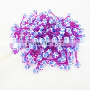 Hot Printed Windmill Acrylic Ball EBA Shaft Flexible Tongue Piercing Body Jewelry thumbnail-1