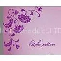 Personalised PVC Decoration Flower and Letter Wall Sticker F079 thumbnail-1