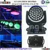 School RGBW Stage Wash Lighting Dimming LED Moving Heads Master / Slave thumbnail-1