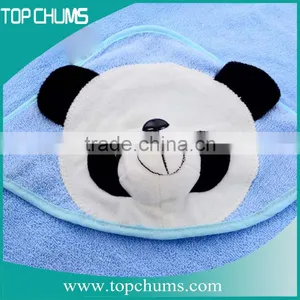 Competitive Price China Manufacturer 100% Cotton Baby Hooded Towel/ Children Poncho Towel thumbnail-1